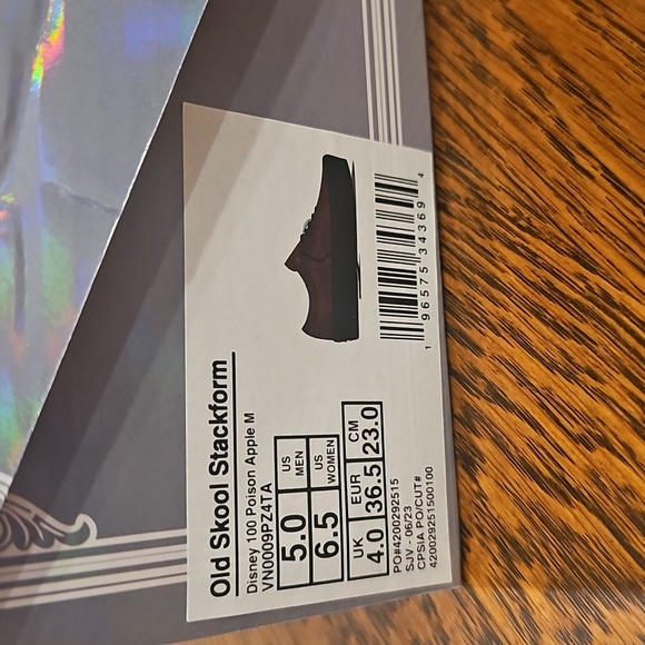 Vans Disney X Old Skool Stackforms Poison Apple Limited Edition! - Picture 2 of 7